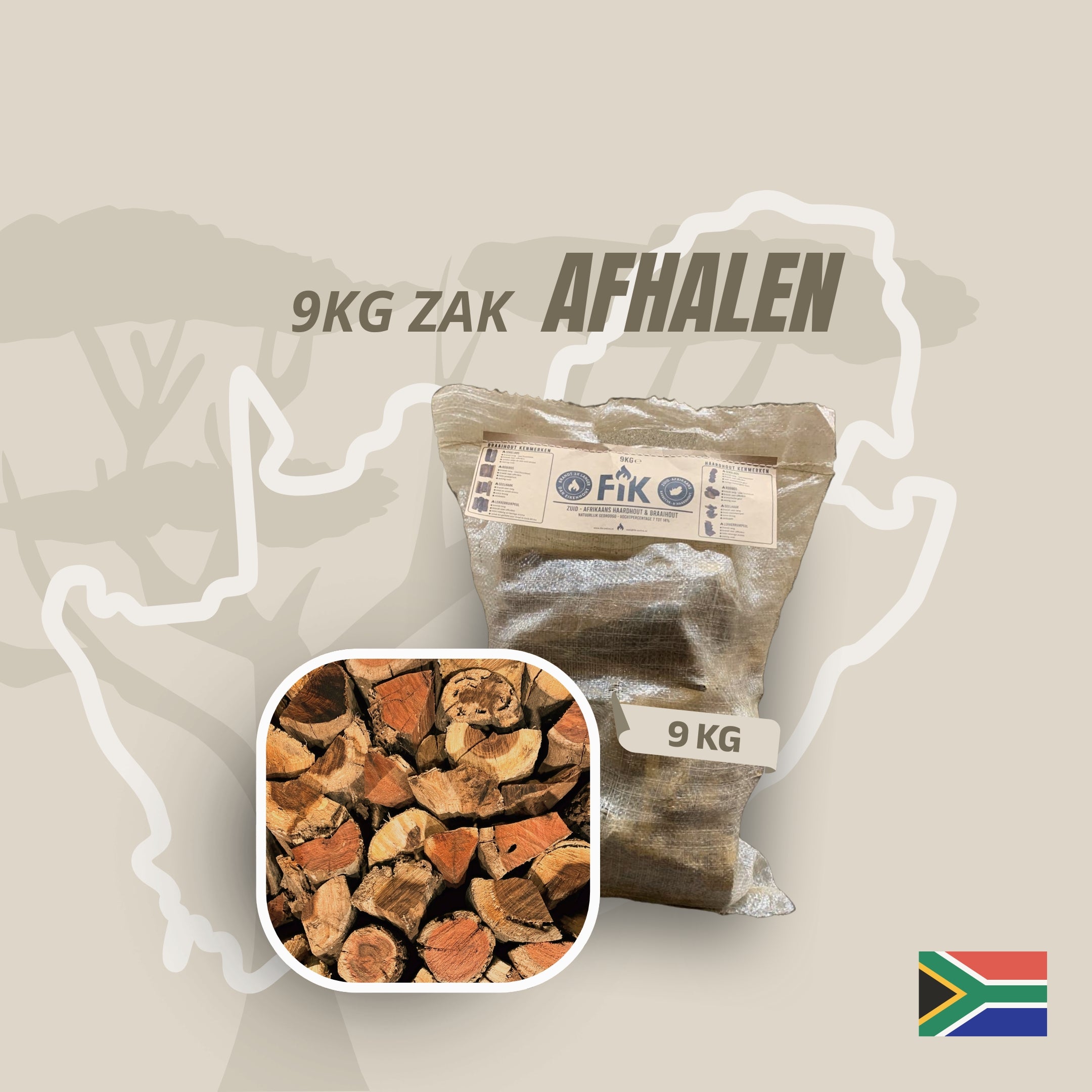 9 kg zakje Afhalen