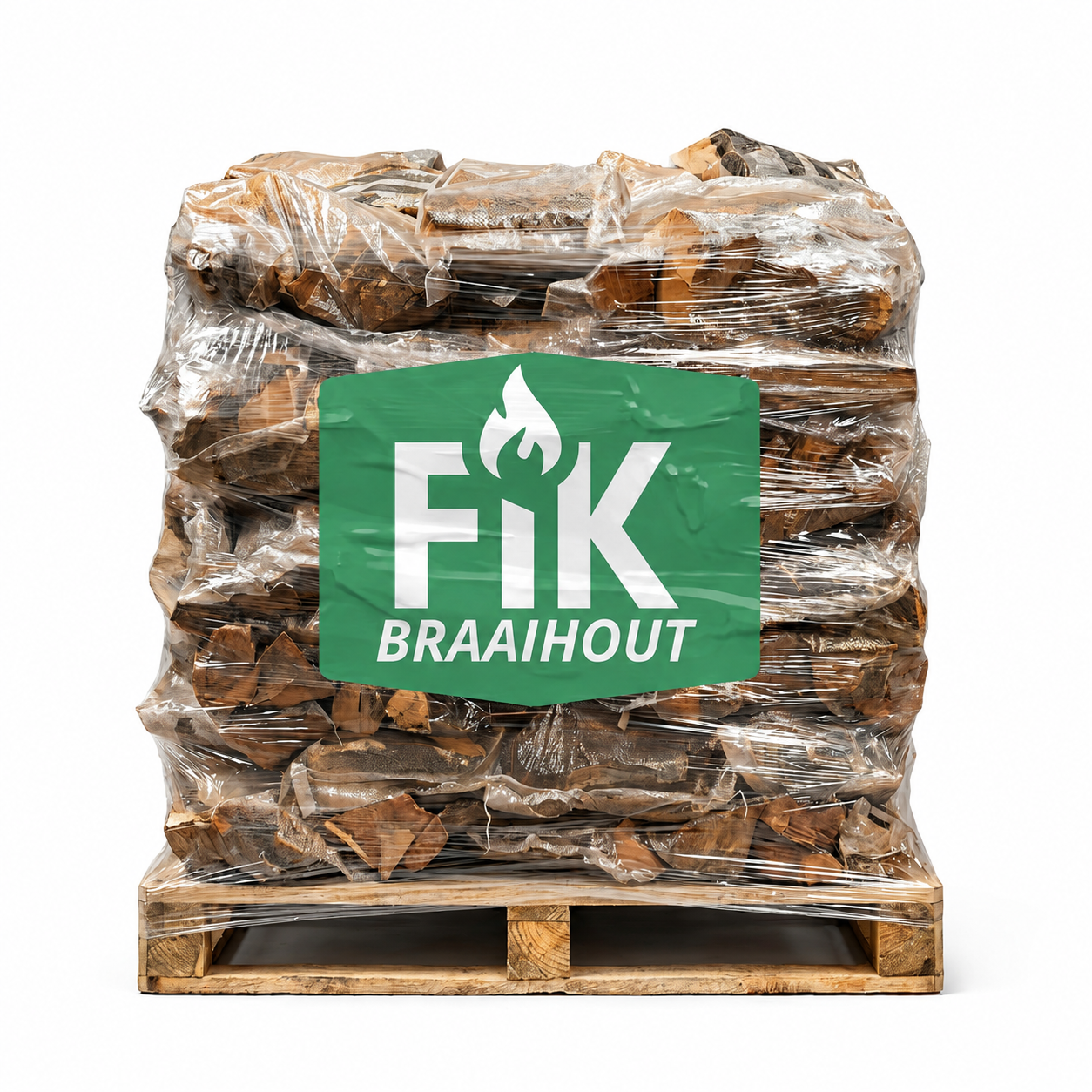 FIK Braaihout pallet 63 zakjes (570 kg)