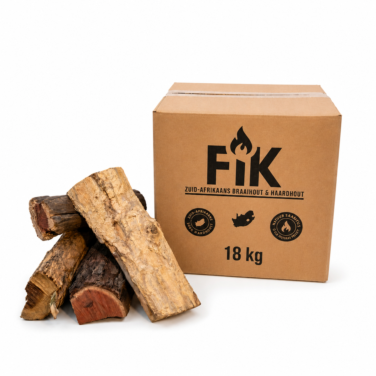 FIK Braaihout 18 kg Proefpakket